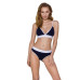Спортивный топ с двойными бретелями Passion PS007 TOP XL, navy blue - Фото №3
