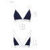 Спортивный топ с двойными бретелями Passion PS007 TOP XL, navy blue - Фото №6
