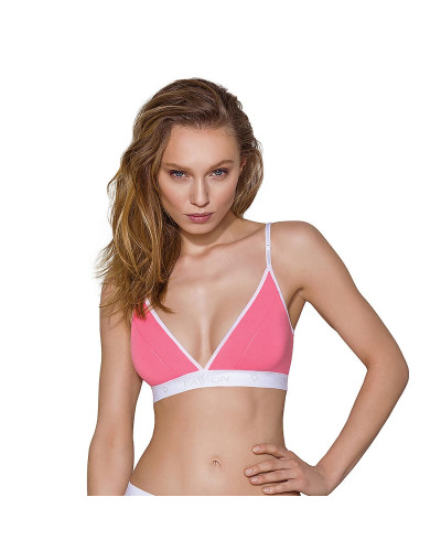 Спортивний топ з подвійними бретелями Passion PS007 TOP XL, pink - Фото №1