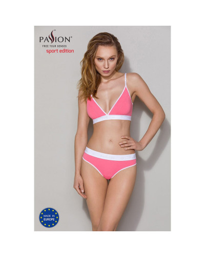 Спортивний топ з подвійними бретелями Passion PS007 TOP XL, pink - Фото №3