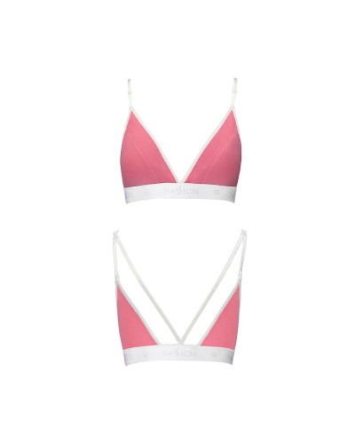 Спортивний топ з подвійними бретелями Passion PS007 TOP XL, pink - Фото №4