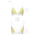 Спортивний топ з подвійними бретелями Passion PS007 TOP L, yellow - Фото №5