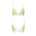 Спортивный топ с двойными бретелями Passion PS007 TOP M, yellow - Фото №4