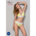 Спортивный топ с двойными бретелями Passion PS007 TOP S, yellow - Фото №3