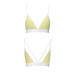 Спортивный топ с двойными бретелями Passion PS007 TOP S, yellow - Фото №4