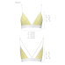 Спортивный топ с двойными бретелями Passion PS007 TOP S, yellow - Фото №5