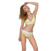 Спортивный топ с двойными бретелями Passion PS007 TOP XL, yellow - Фото №2
