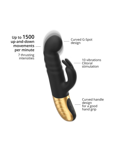 Вибратор Dorcel G-STORMER с возвратно-поступательным движением головки, стимуляция точки G - Фото №3