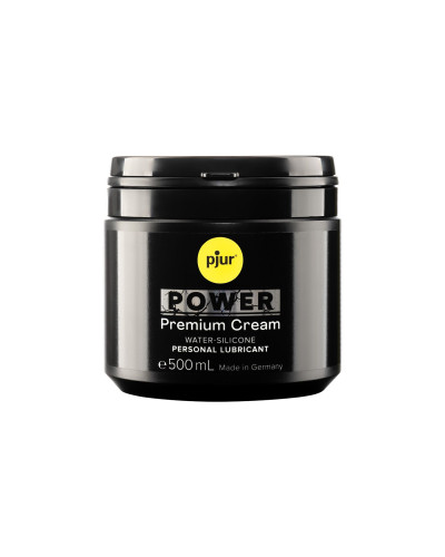 Густа змазка для фістингу та анального сексу pjur POWER Premium Cream 500 мл на гібридній основі - Фото №1