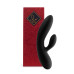 Гибкий вибратор кролик с двумя моторами FeelzToys Lea Rabbit Vibrator Black - Фото №1