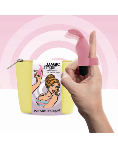 Вибратор на палец FeelzToys Magic Finger Vibrator Pink - Фото №1