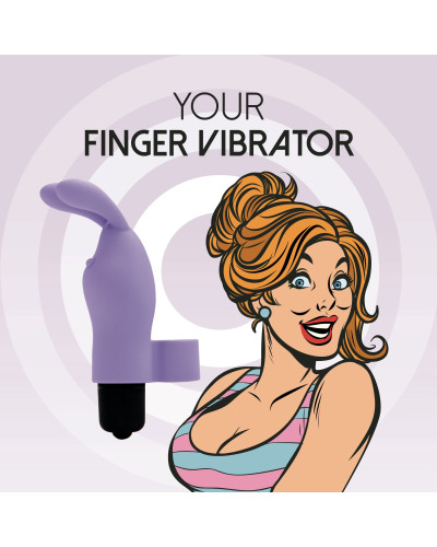 Вібратор на палець FeelzToys Magic Finger Vibrator Purple - Фото №2