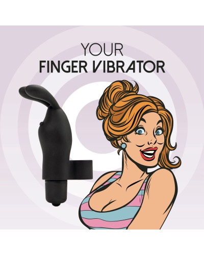 Вібратор на палець FeelzToys Magic Finger Vibrator Black - Фото №2