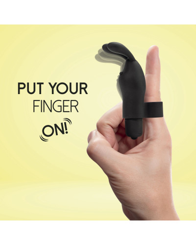 Вібратор на палець FeelzToys Magic Finger Vibrator Black - Фото №3