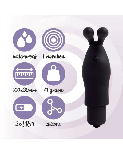 Вібратор на палець FeelzToys Magic Finger Vibrator Black - Фото №5