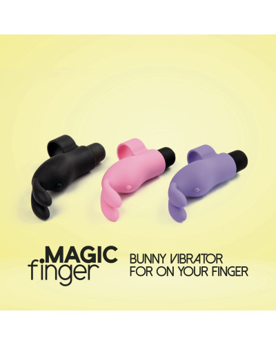 Вібратор на палець FeelzToys Magic Finger Vibrator Black - Фото №6