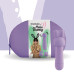 Мінівібратор FeelzToys Magic Bunny Purple з двома насадками - Фото №1