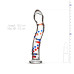 Скляний дилдо з вигинами і малюнком Gildo Glass Dildo No. 3 - Фото №5