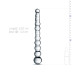 Стеклянный дилдо в виде бусин Gildo Glass Dildo No. 20 - Фото №4