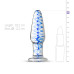 Стеклянная анальная пробка с внутренней спиралью Gildo Glass Buttplug No. 23 - Фото №3