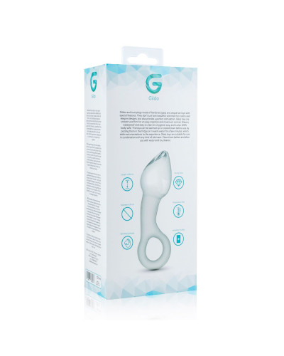 Стеклянный стимулятор простаты Gildo Glass Prostate Plug No. 13 - Фото №5