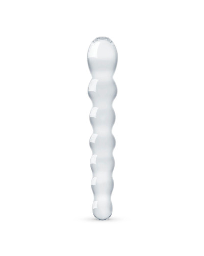 Стеклянный дилдо в виде бусин Gildo Glass Dildo No. 19 - Фото №1