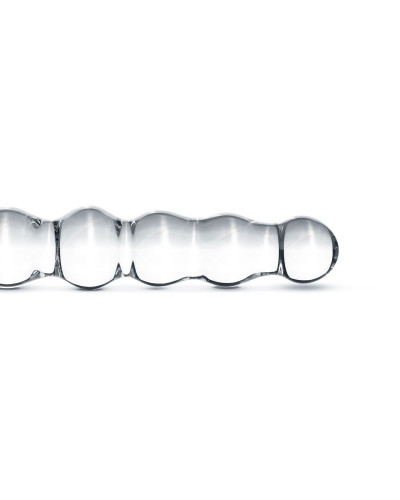 Стеклянный дилдо в виде бусин Gildo Glass Dildo No. 19 - Фото №3