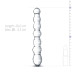 Стеклянный дилдо в виде бусин Gildo Glass Dildo No. 19 - Фото №4