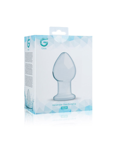 Стеклянная анальная пробка Gildo Glass Buttplug No. 26 - Фото №4