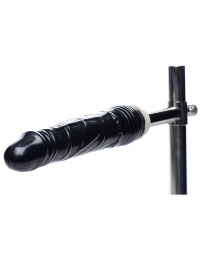 Конструкція для фіксації з фалоімітатором Imprisoned Metal Stockade with Dildo - Фото №4