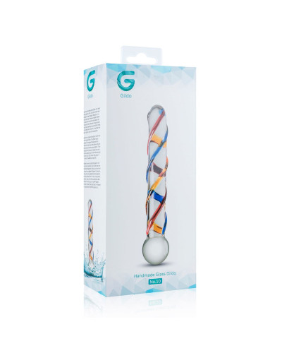 Скляний дилдо Gildo Glass Dildo No. 10 - Фото №3