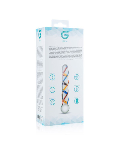 Скляний дилдо Gildo Glass Dildo No. 10 - Фото №6