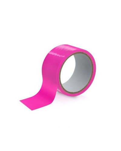 Скотч для бондажа Fetish Tentation Fuchsia (15м), не липне до шкіри і волосків, тільки сам до себе - Фото №1