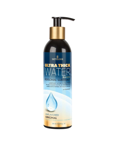 Густа змазка Sensuva Ultra-Thick Water-Based (240 мл) на водній основі, без гліцерину та парабенів - Фото №1