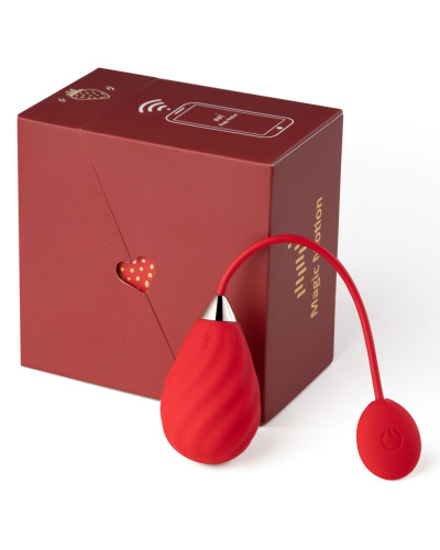 Смарт-віброяйце Magic Motion Sundae Red - Фото №4