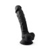 Фаллоимитатор SilexD Vetus Black (MODEL 1 size 8in), двухслойный, силикон+Silexpan, диаметр 4,2см - Фото №1