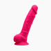 Фаллоимитатор SilexD Vetus Pink (MODEL 1 size 8in), двухслойный, силикон+Silexpan, диаметр 4,2см - Фото №1