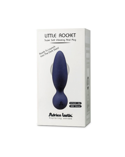 Анальна вібропробка Adrien Lastic Little Rocket макс. діаметр 3,5 см, soft-touch - Фото №5