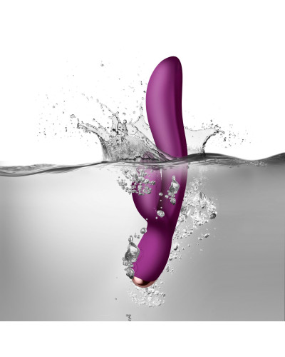 Вібратор-кролик Rocks Off Regala Fuchsia для стимуляції точки А, 2 потужні мотори, LED-підсвічування - Фото №4