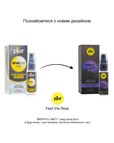 Розслаблювальний анальний гель pjur analyse me! Serum 20 мл, створює плівку, концентрований - Фото №3
