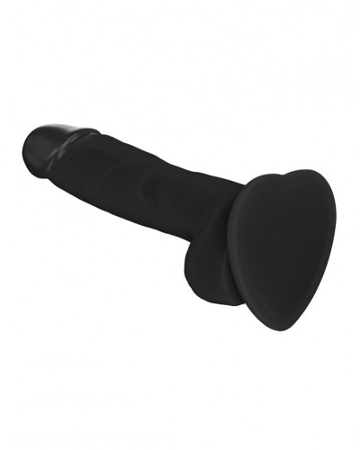 Реалистичный фаллоимитатор Strap-On-Me SOFT REALISTIC DILDO Black - Size S - Фото №2