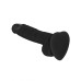 Реалистичный фаллоимитатор Strap-On-Me SOFT REALISTIC DILDO Black - Size M - Фото №2