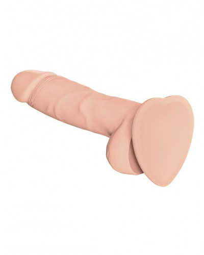Реалистичный фаллоимитатор Strap-On-Me SOFT REALISTIC DILDO Vanilla - Size M - Фото №2