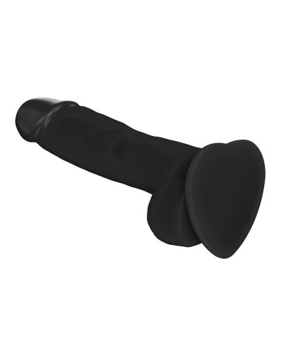 Реалістичний фалоімітатор Strap-On-Me SOFT REALISTIC DILDO Black - Size L - Фото №3