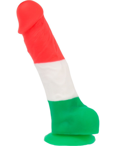 Цветной фаллоимитатор ADDICTION - LEONARDO - 7" - 3 COLOURS, 17,8 см, силикон - Фото №1