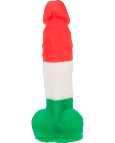 Цветной фаллоимитатор ADDICTION - LEONARDO - 7" - 3 COLOURS, 17,8 см, силикон - Фото №2