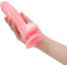 Фалоімітатор, що світиться у темряві, ADDICTION - BRANDON - 7.5 "- PINK G.I.D. / W PB, 19 см, силіко - Фото №6
