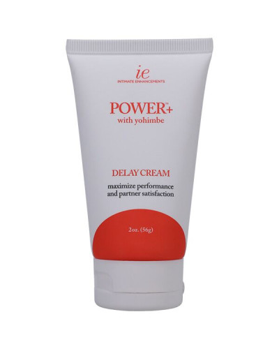 Потужний крем-пролонгатор Doc Johnson Power+with Yohimbe Delay Cream For Men, екстракт Йохимбе, 56 г - Фото №1