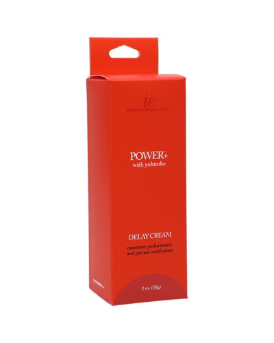 Потужний крем-пролонгатор Doc Johnson Power+with Yohimbe Delay Cream For Men, екстракт Йохимбе, 56 г - Фото №2