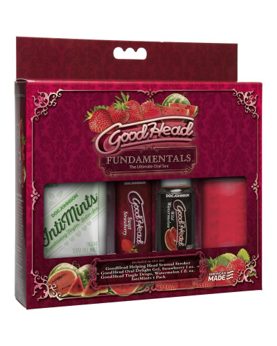 Набір для мінету Doc Johnson GoodHead Fundamentals Kit - Фото №2